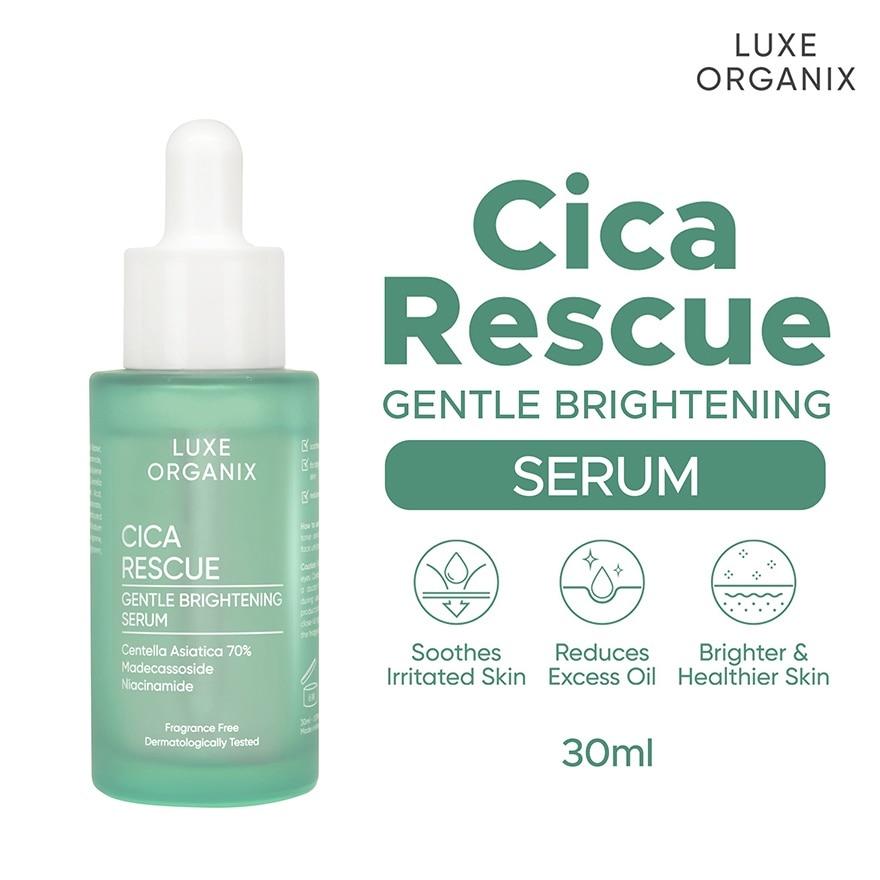 LUXE ORGANIX Cica Rescue Calming Serum 30ml