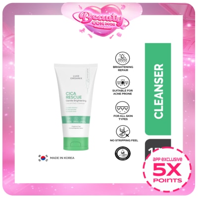 LUXE ORGANIX - Luxe Organix Cica Rescue Gentle Brightening Cleanser 150g