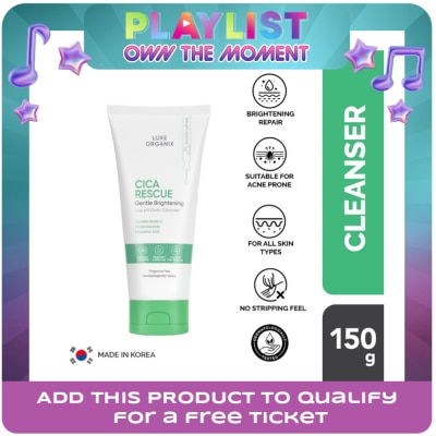 LUXE ORGANIX - Luxe Organix Cica Rescue Gentle Brightening Cleanser 150g