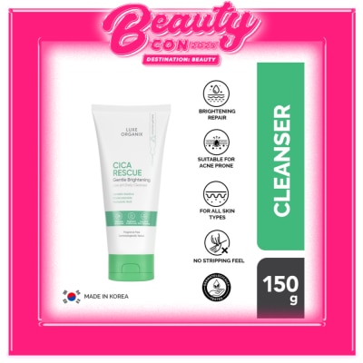 LUXE ORGANIX Luxe Organix Cica Rescue Gentle Brightening Cleanser 150g