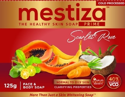 MESTIZA Bar Soap Prime Scarlet Rose 120g