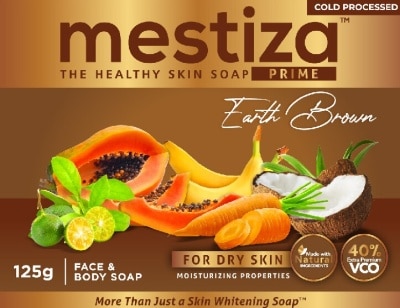 MESTIZA Bar Soap Prime Earth Brown 120g