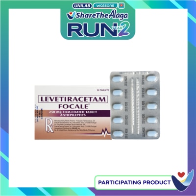 FOCALE Levetiracetam 250Mg 1 Film Coated Tablet [Prescription Required] image