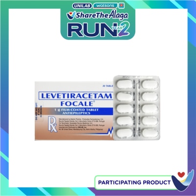 FOCALE Levetiracetam 1G 1 Tablet [Prescription Required] image