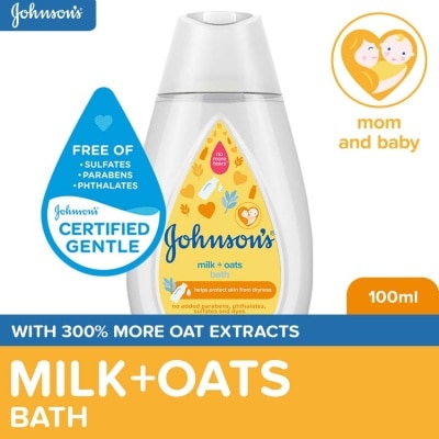 JOHNSONS BABY Johnson's Milk + Oats Baby Bath 100ml - Baby Essentials, Baby Care, Baby Wash Body Wash For Baby