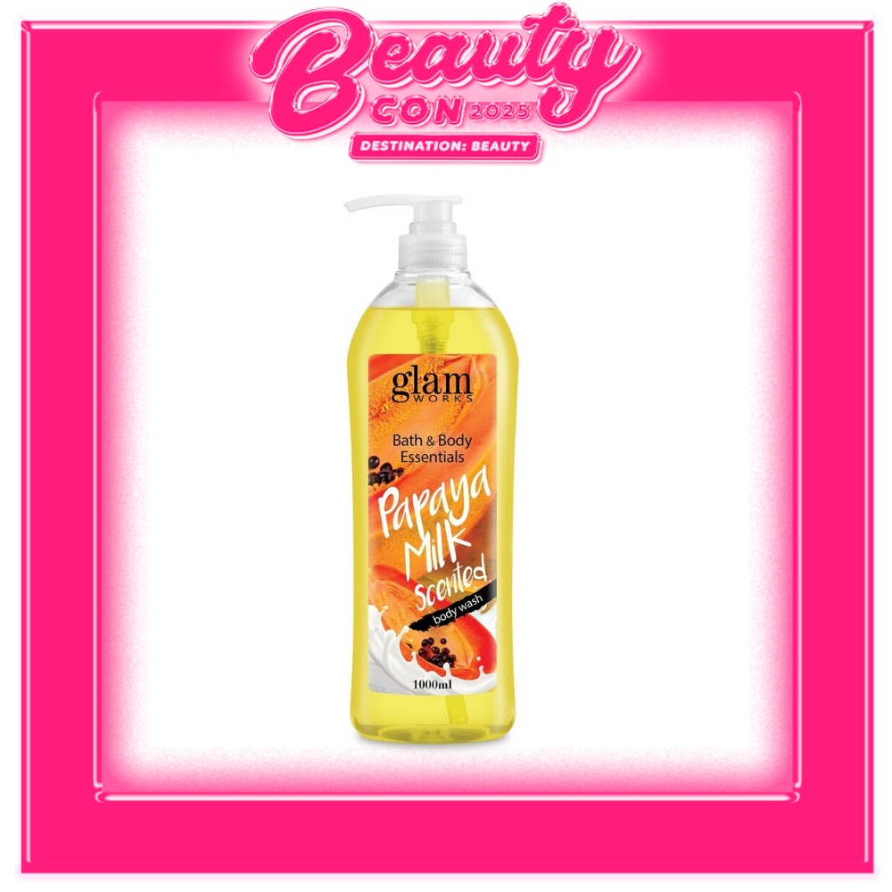 Bath and Body Essentials Papaya Milk Scented Body Wash 1L