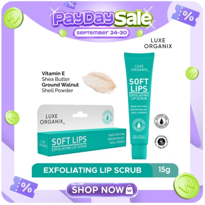 LUXE ORGANIX Luxe Organix Soft Lips Lip Exfoliating Scrub 15g image