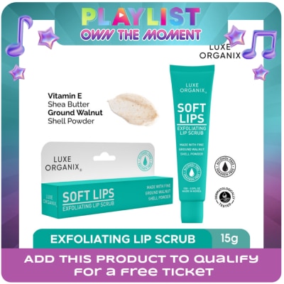 LUXE ORGANIX - Luxe Organix Soft Lips Lip Exfoliating Scrub 15g