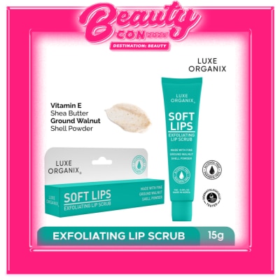 LUXE ORGANIX Luxe Organix Soft Lips Lip Exfoliating Scrub 15g