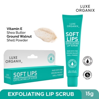 LUXE ORGANIX Luxe Organix Soft Lips Lip Exfoliating Scrub 15g