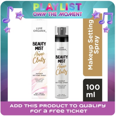 LUXE ORGANIX - Luxe Organix Beauty Mist By Anne Clutz Makeup Setting Spray 100ml