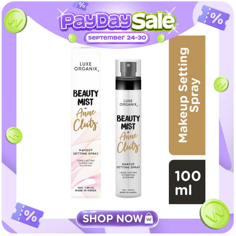 Luxe Organix Beauty Mist By Anne Clutz Makeup Setting Spray 100ml image