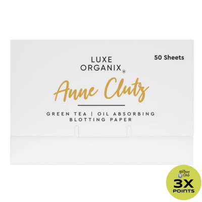 LUXE ORGANIX Luxe Organix Green Tea Blotting Paper Powder Finish Refill 50 Sheets