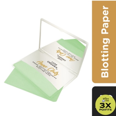 LUXE ORGANIX Luxe Organix Blotting Paper With Compact Mirror By Anne Clutz 70 Sheets