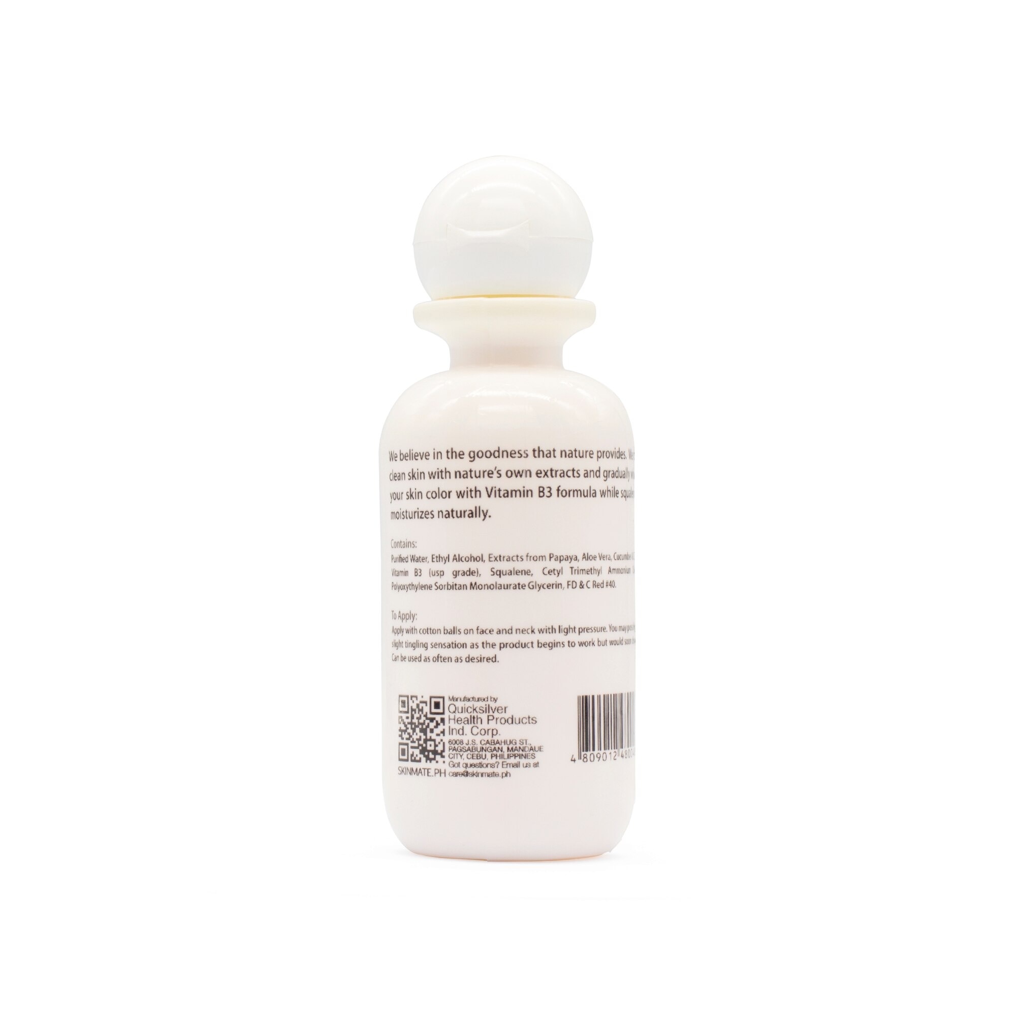 Facial Toner with Squalene and Fruit Extract 100ml