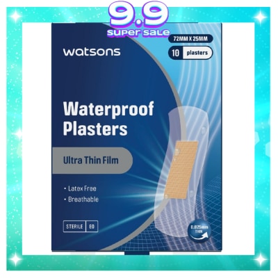 WATSONS Waterproof Plasters 10s