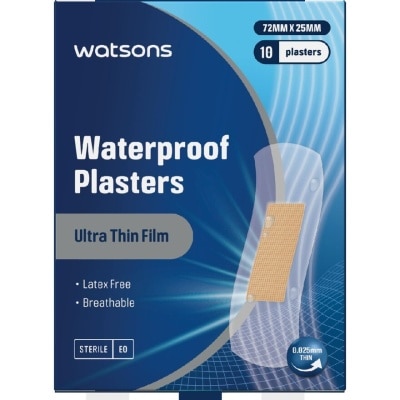 WATSONS Waterproof Plasters 10s