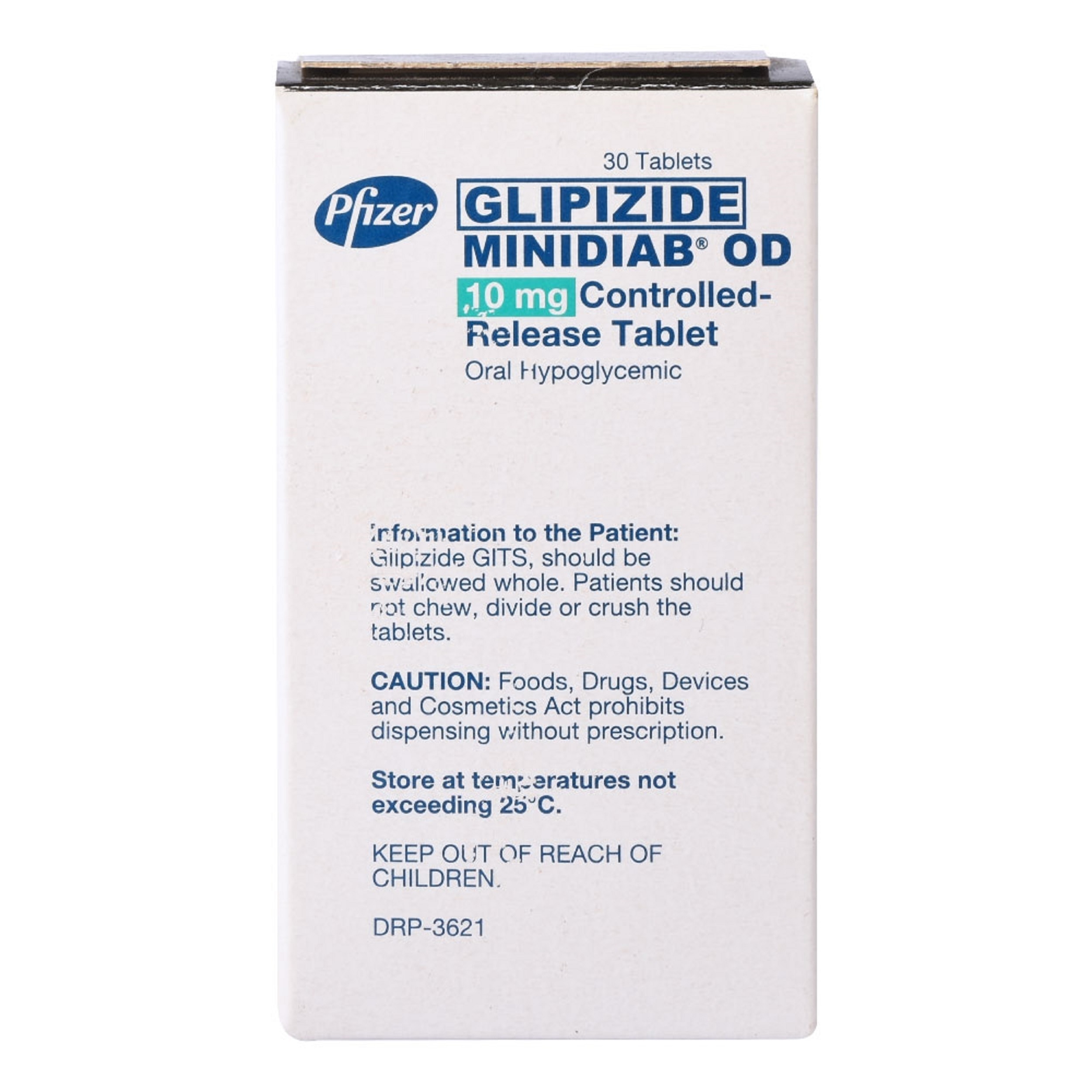 Glipizide 10Mg Od 1 Tablet [PRESCRIPTION REQUIRED]