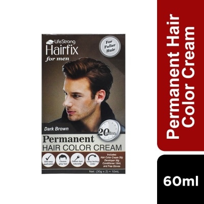 HAIRFIX Dark Brown Hair Color Cream for Men 60ml