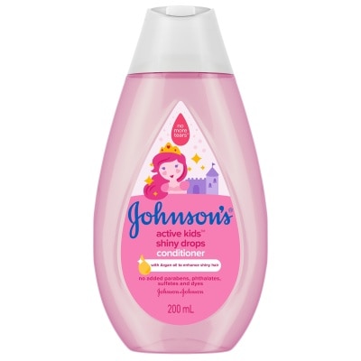 JOHNSONS BABY Johnson's Active Kids Shiny Drops Baby Conditioner 200ml - Conditioner for Kids, For Kids Bath