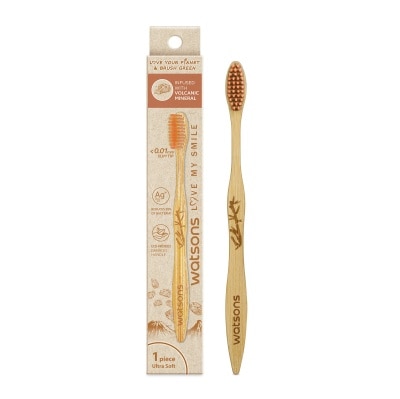 WATSONS Vulcanic Mineral Bamboo Ultra Soft Toothbrush 1pc