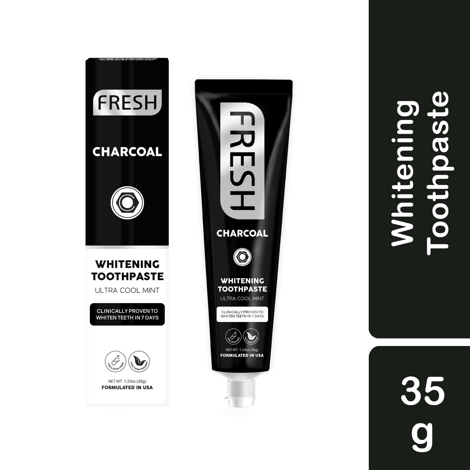 Charcoal Whitening Toothpaste 35ml