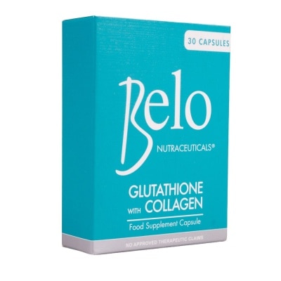 BELO GLUTA Glutathione with Collagen Dietary Supplement 30 Capsules