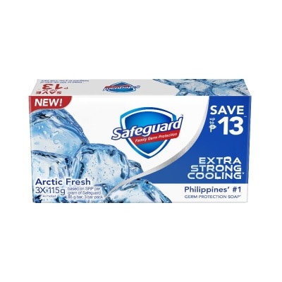 SAFEGUARD Bar Soap Arctic Fresh Tripid 130g