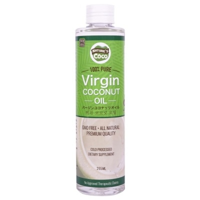 NATURES COCO 100 Pure Virgin Coconut Oil 265ml