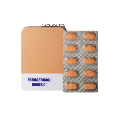 BIOGESIC Paracetamol On-The-Go Tin Can Bundled Pack