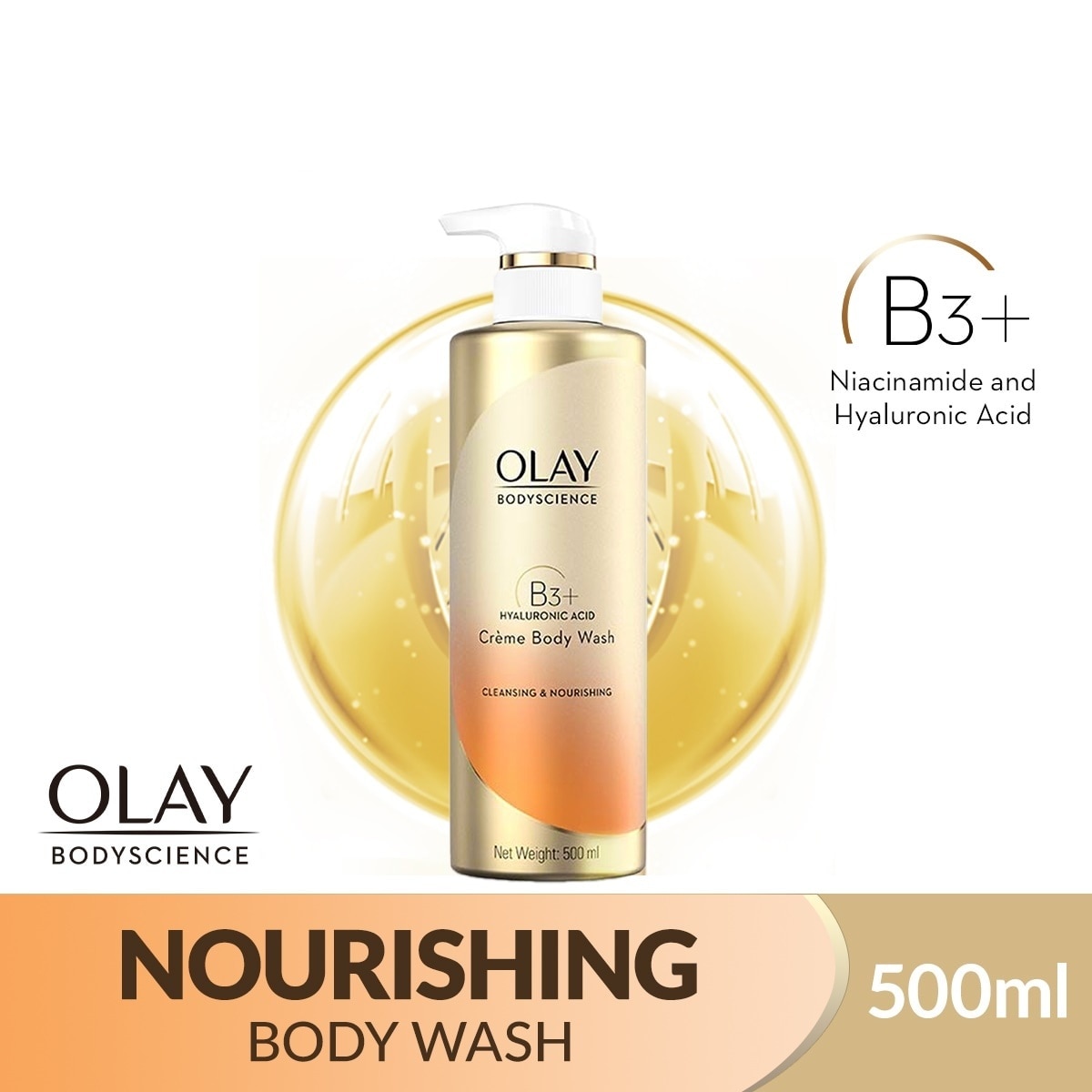 Creme Bodywash Cleansing and Nourishing 500ml