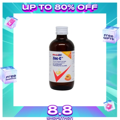 RITEMED Vit C +  Zinc 105mg/5mg/5mL Syrup x120mL
