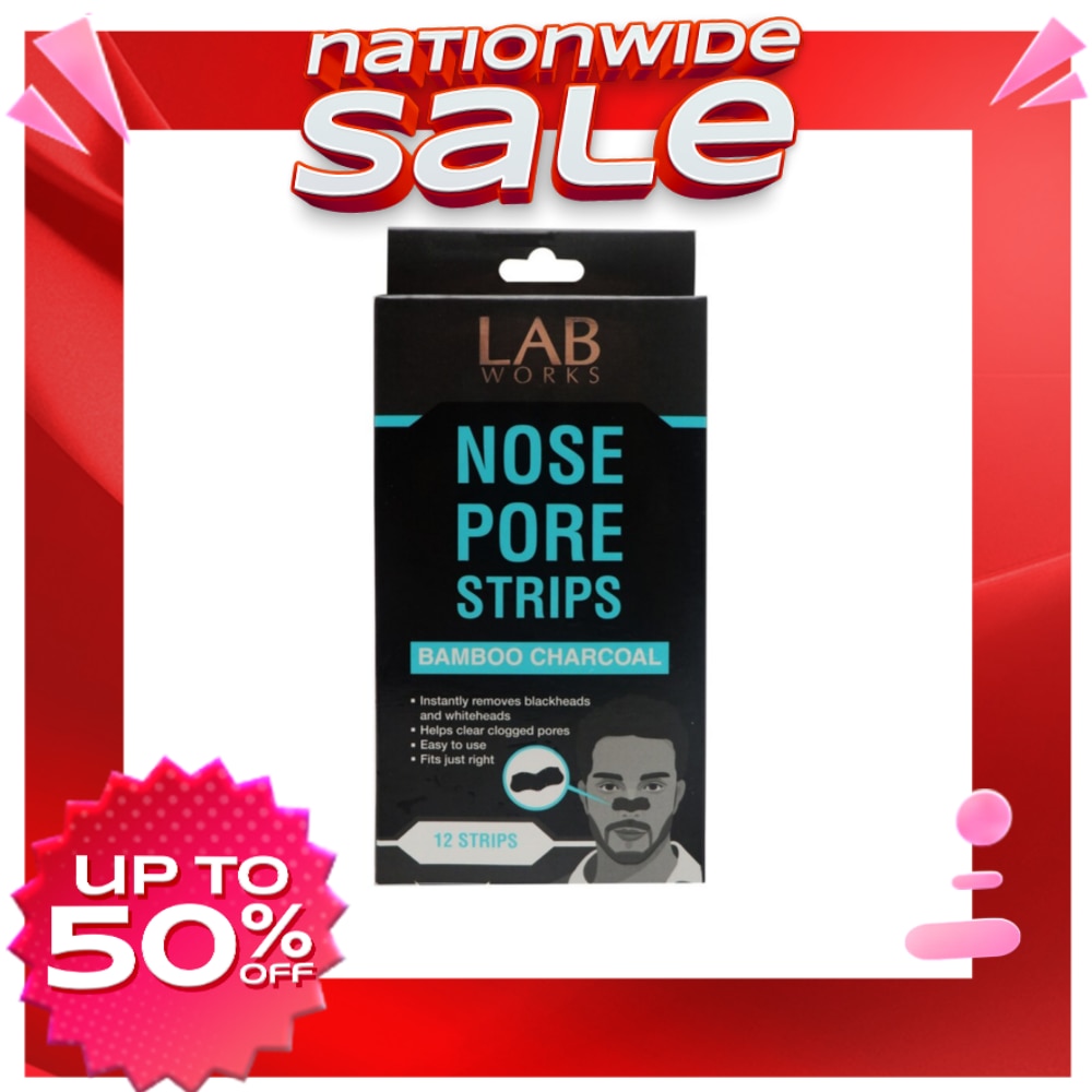Bamboo Charcoal Nose Pore Strips 12pcs