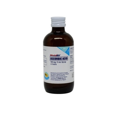 RITEMED Ascorbic acid 100mg/5mL Syrup x120ml