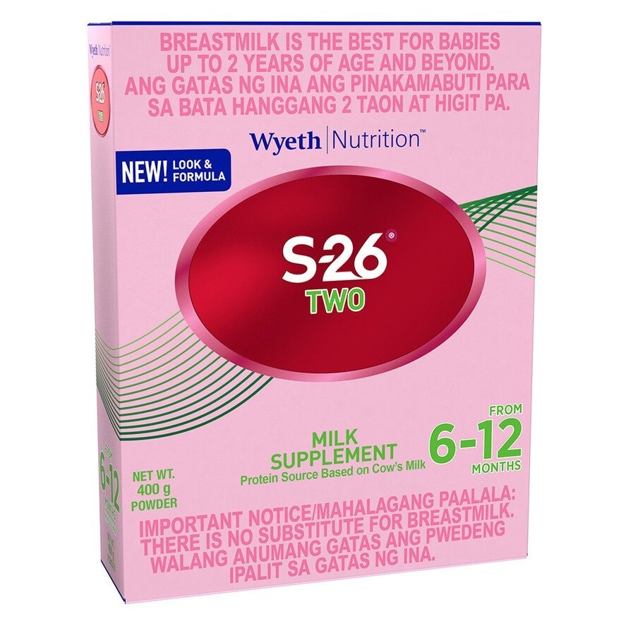 TWO Milk Supplement For 6-12 Months 400g Box image