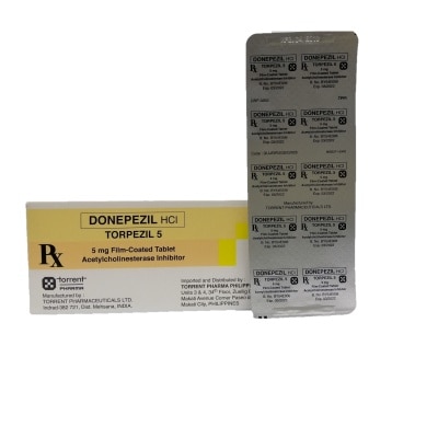 TORPEZIL Donepezil Hydrochloride 5Mg 1 Tablet [PRESCRIPTION REQUIRED]