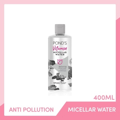 PONDS Ponds Vitamin Micellar Water Detoxifying Charcoal 400ml