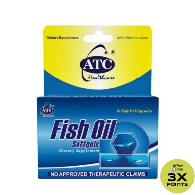 ATC HEALTH Fish Oil 1000mg 1 Box Softgel Capsule