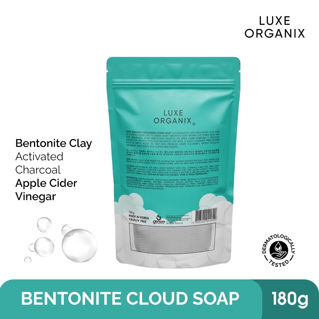 Luxe Organix Bentonite Exfoliating Cloud Soap 180g