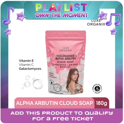 LUXE ORGANIX - Luxe Organix Niacinamide Brightening Cloud Soap 180g