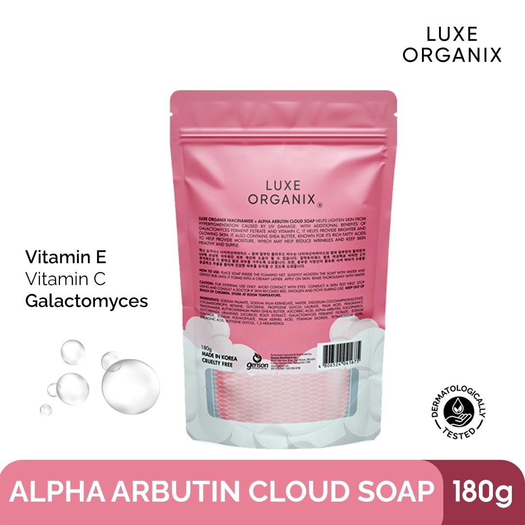 Luxe Organix Niacinamide Brightening Cloud Soap 180g