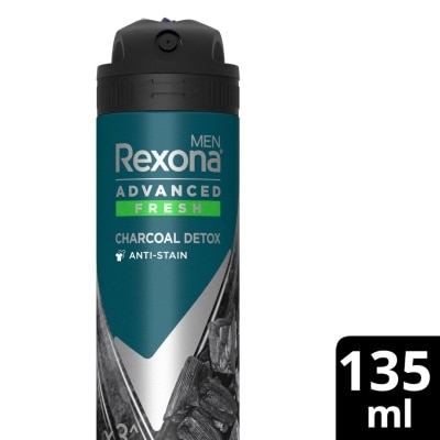 REXONA REXONA Men Deodorant Spray Natural Fresh Charcoal Detox 135ml