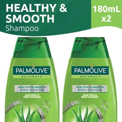 PALMOLIVE Naturals Ultra Smooth Shampoo 180ml Twin Bottle