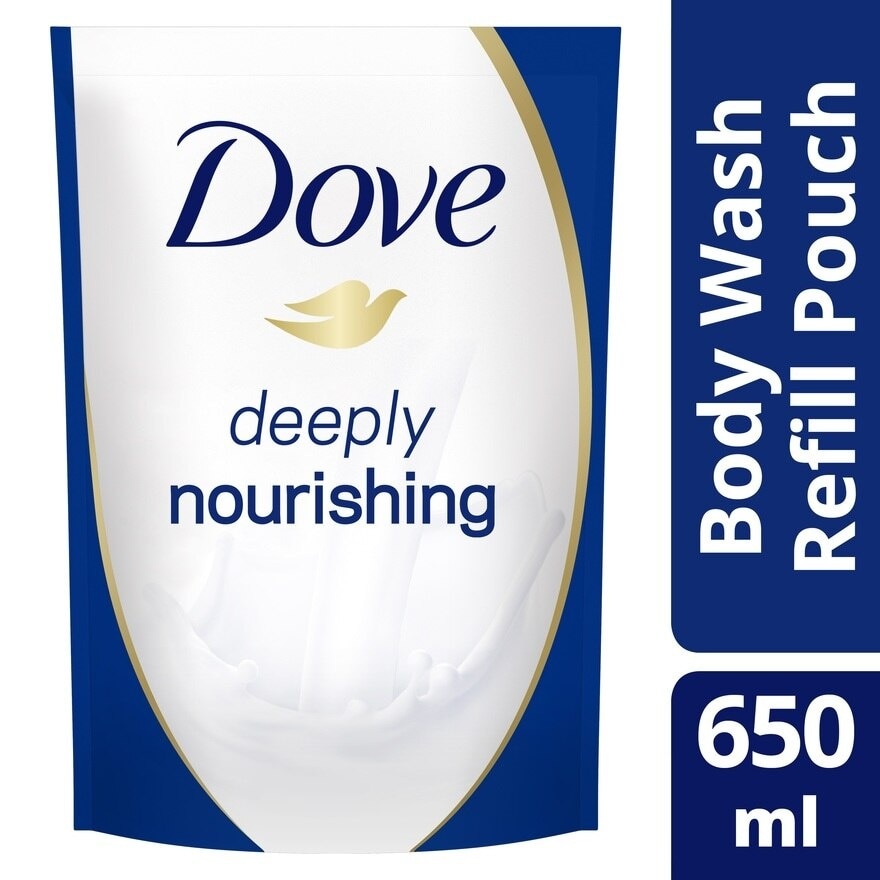 Dove Body Wash Refill Pouch Deeply Nourishing 650ml