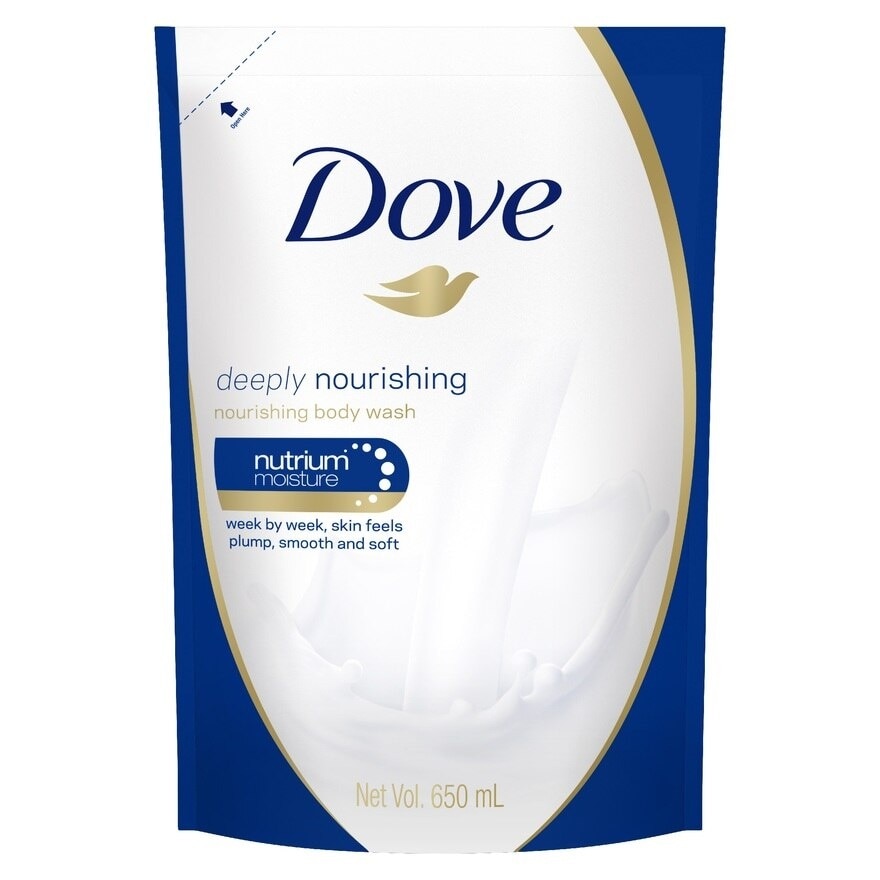 Dove Body Wash Refill Pouch Deeply Nourishing 650ml