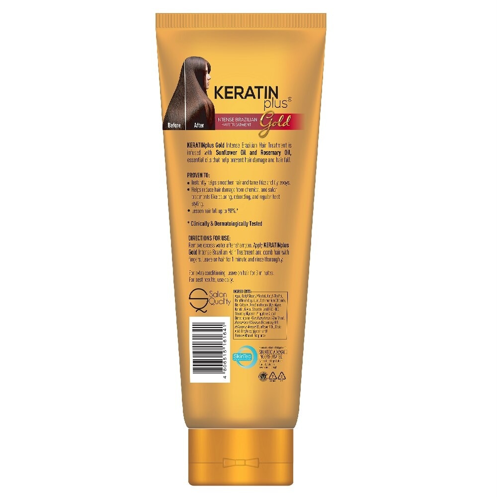 Keratin plus gold intense brazilian hair treatment hotsell