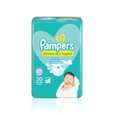 PAMPERS Baby Dry Taped Economy Diaper New Born 20s