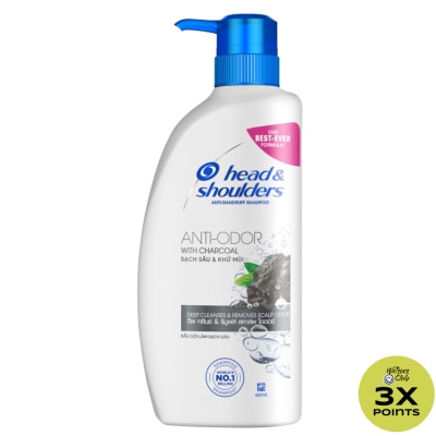 HEAD N SHOULDERS Anti-Odor with Charcoal Shampoo 450mL