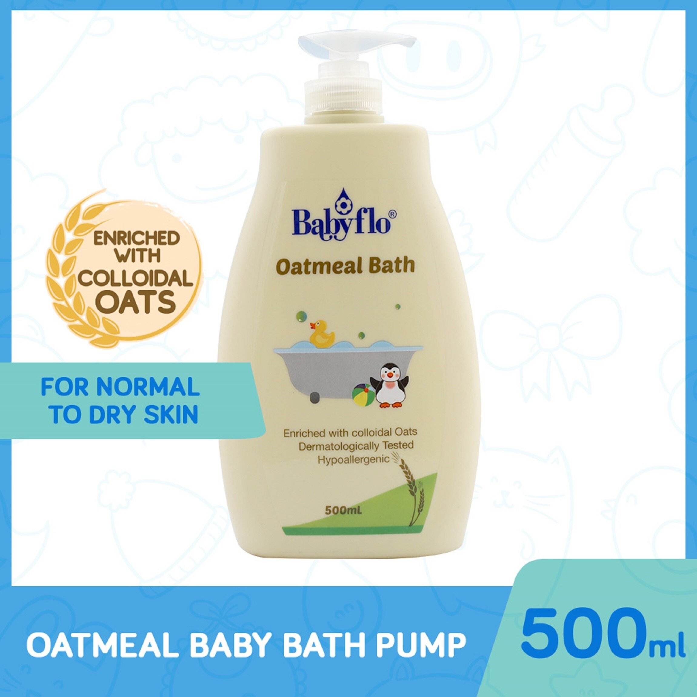 Oatmeal Bath Pump 500ml