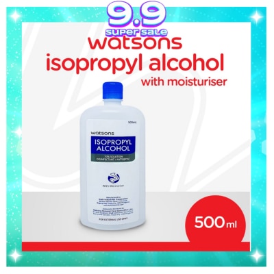 WATSONS Isopropyl Alcohol 70% Solution Disinfectant/Antiseptic 500mL